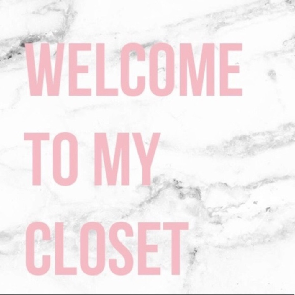 Welcome to my closet!
